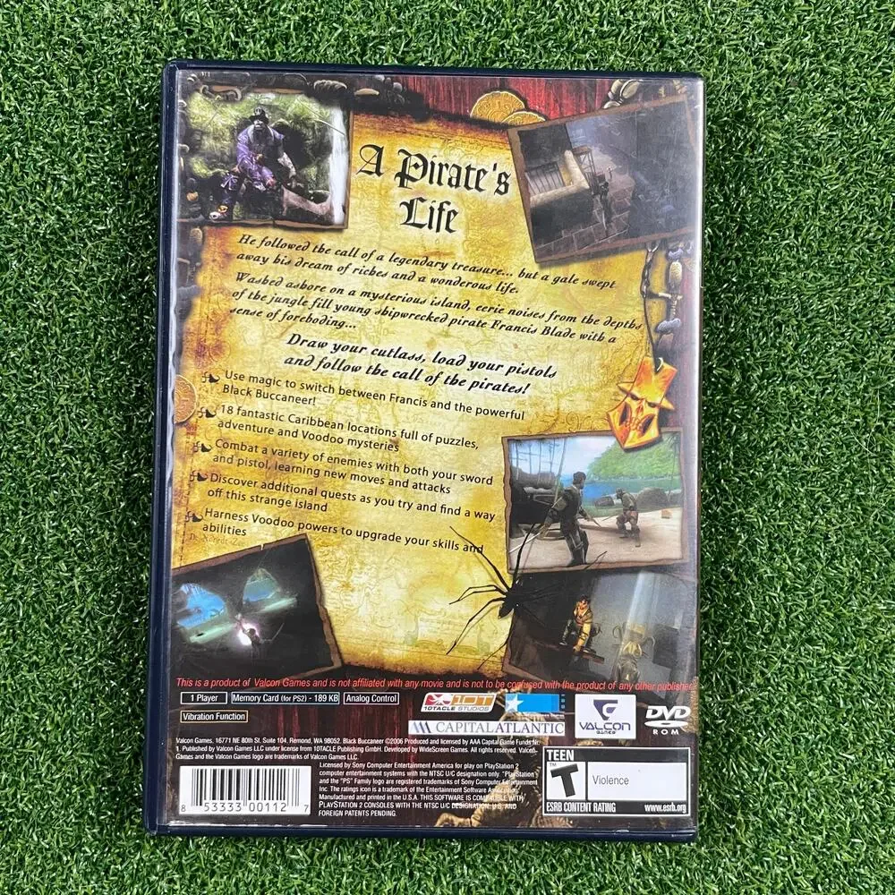 Pirates: Legend of the Black Buccaneer (Sony PlayStation 2, 2006) CIB